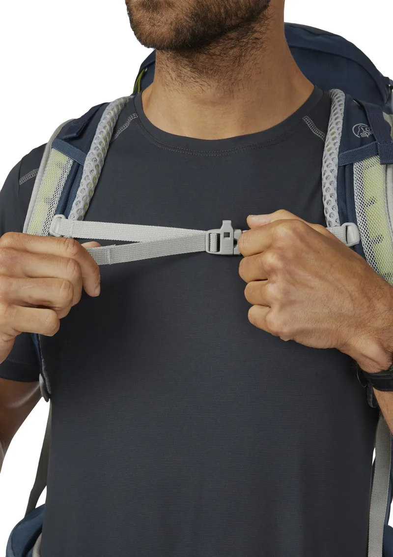 Lowe Alpine AirZone Trail 30 Litre Hiking Pack  - Tempest Blue/Orion Blue-9