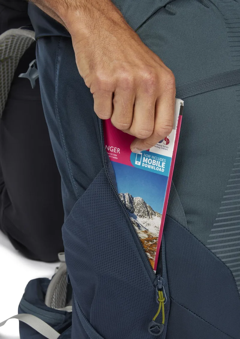 Lowe Alpine AirZone Trail 30 Litre Hiking Pack  - Tempest Blue/Orion Blue-7