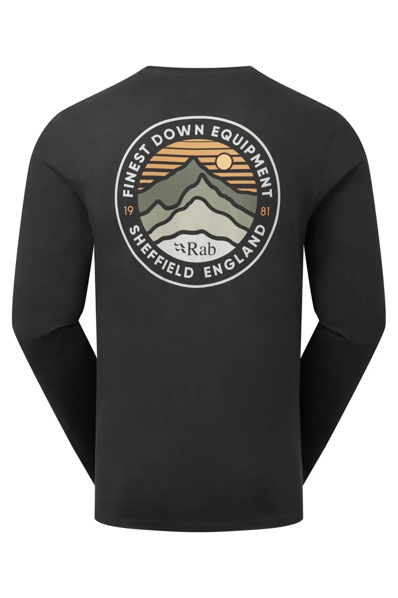 Rab Men's Basecamp 3 Peak Long Sleeved Tee - Beluga-1