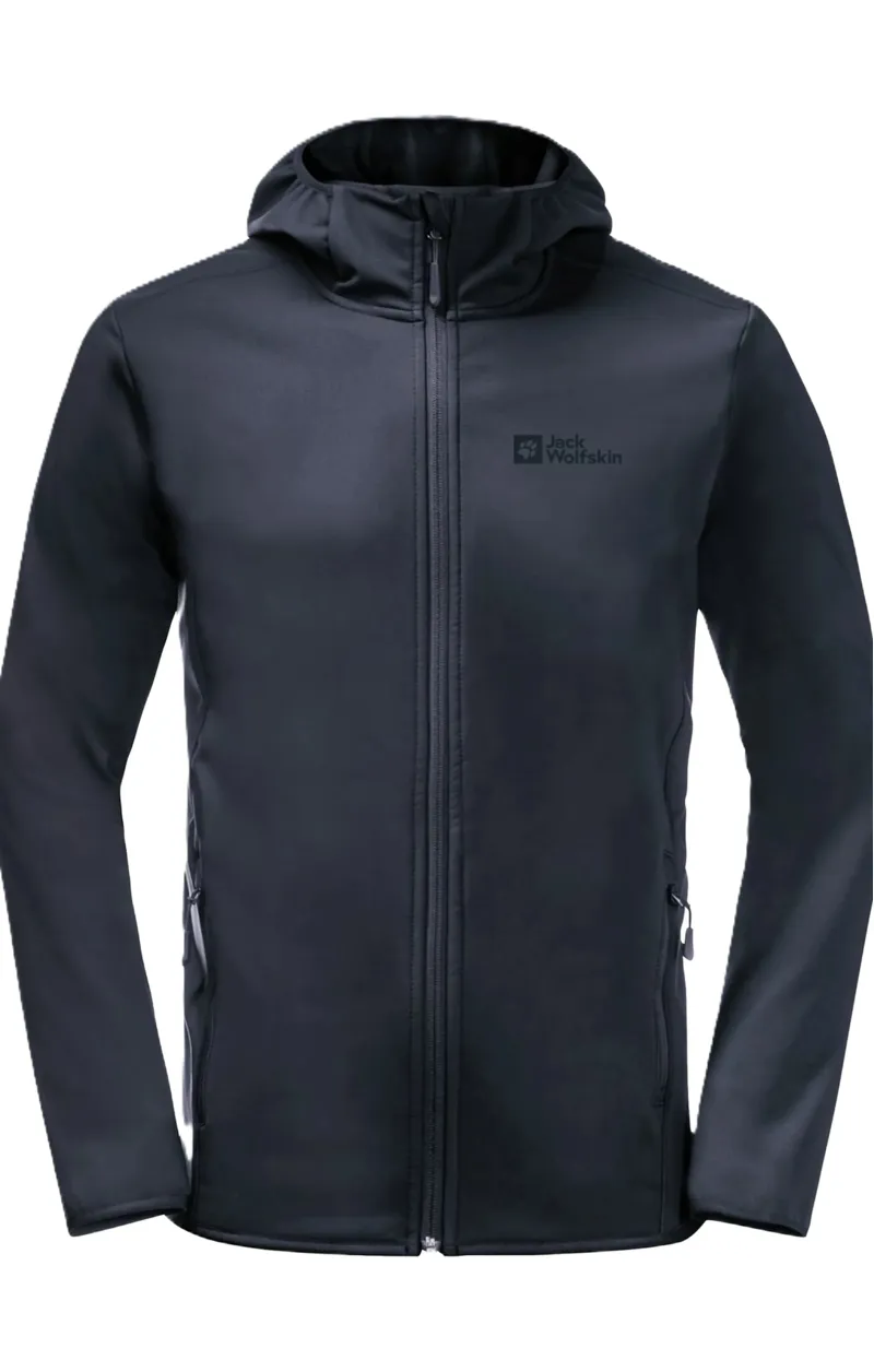 Jack Wolfskin Men's Bornberg Hoody - Night Blue