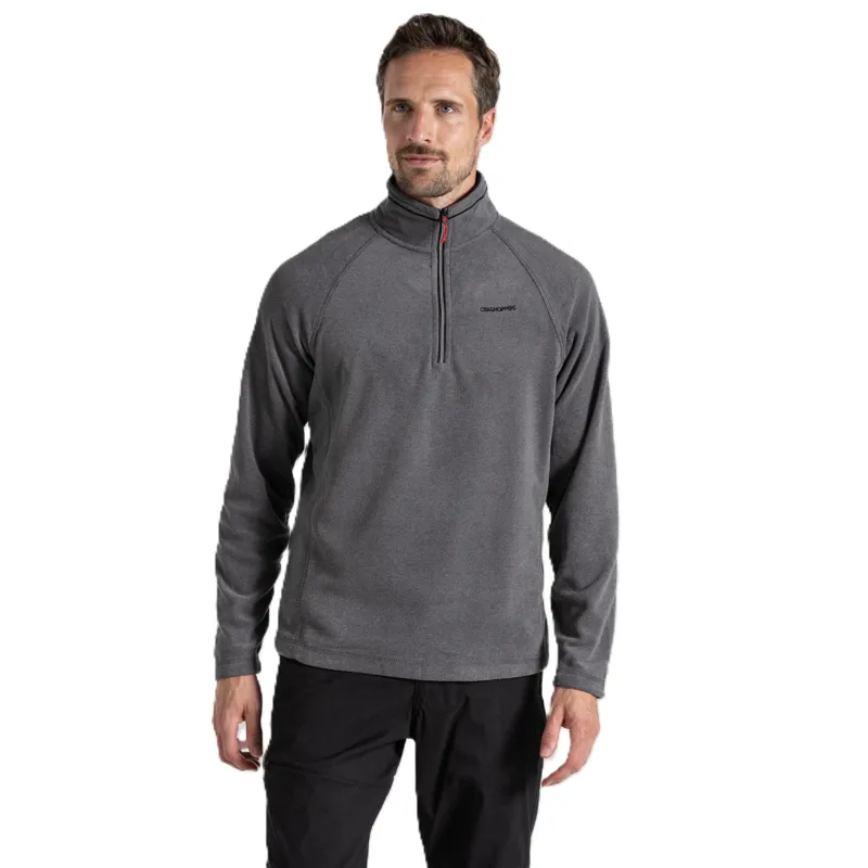 Craghoppers Men's Corey VI Half Zip Fleece - Black Pepper Marl-1