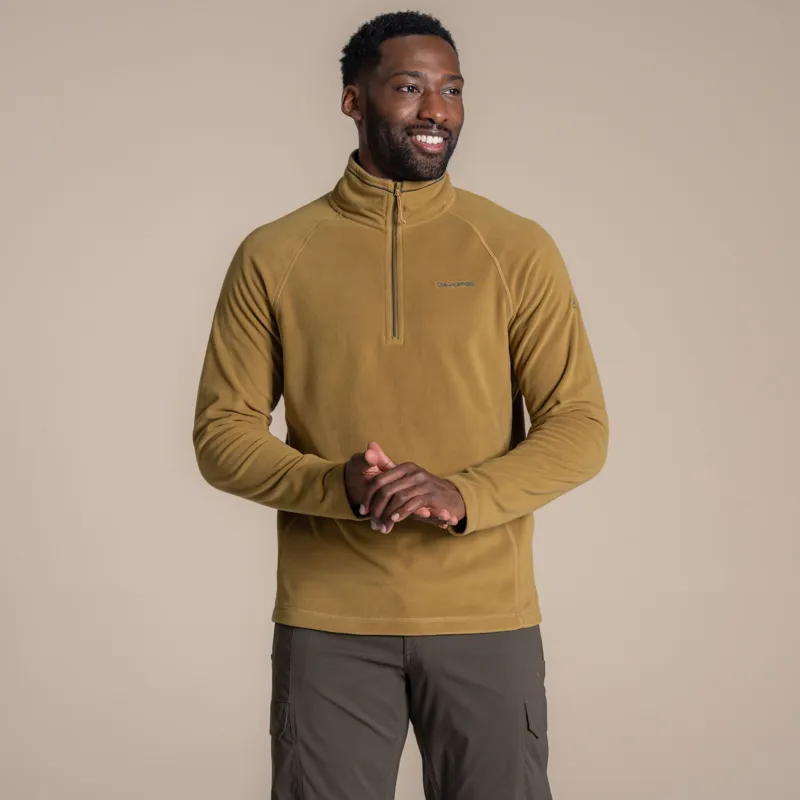 Craghoppers Men's Corey VI Half Zip Fleece - Algae Green-1