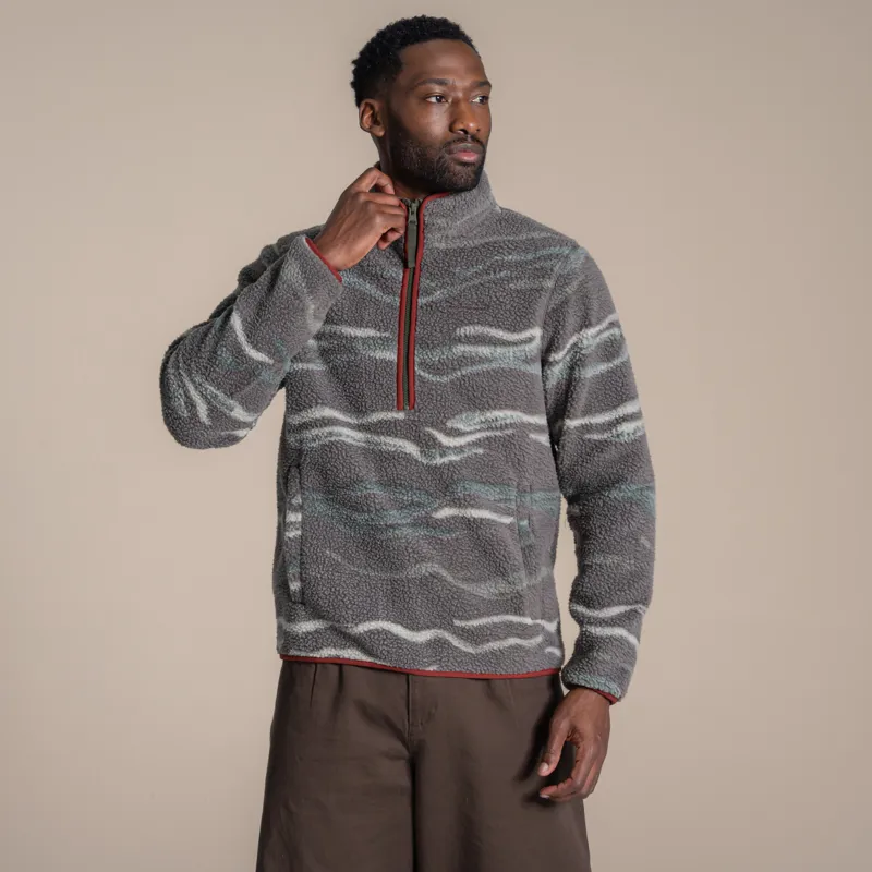 Craghoppers Men's National Trust Rawthey Half Zip Fleece - Lagano Green-2