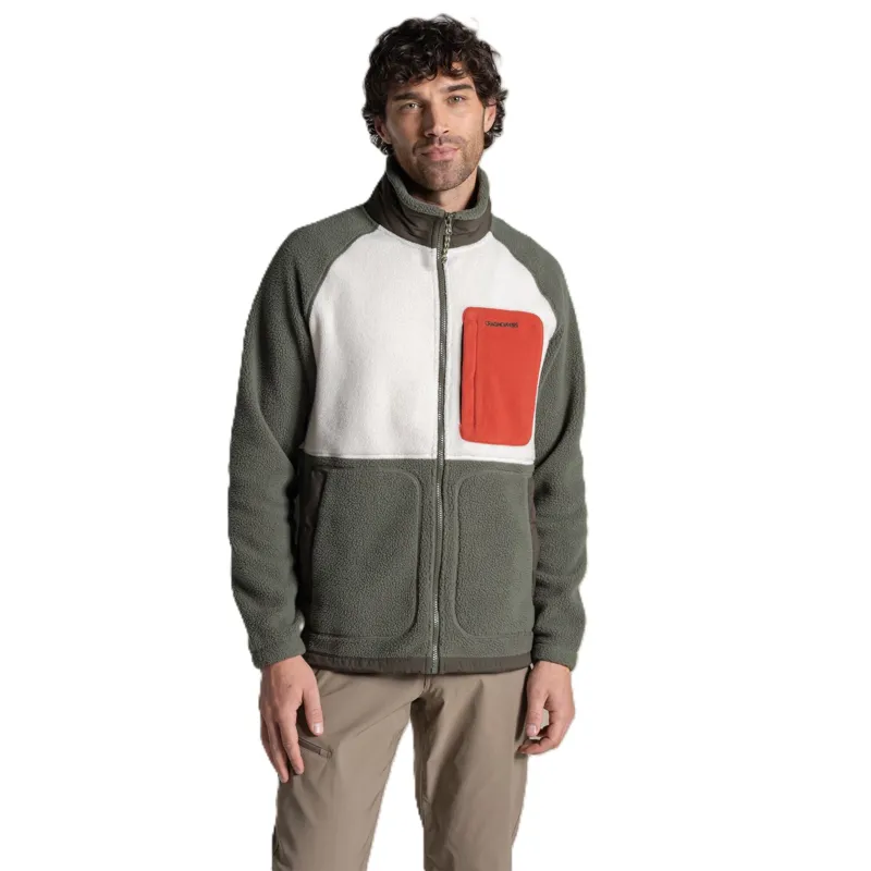 Craghoppers Men's Dades Fleece Jacket - Dark Sage / Ecru-1