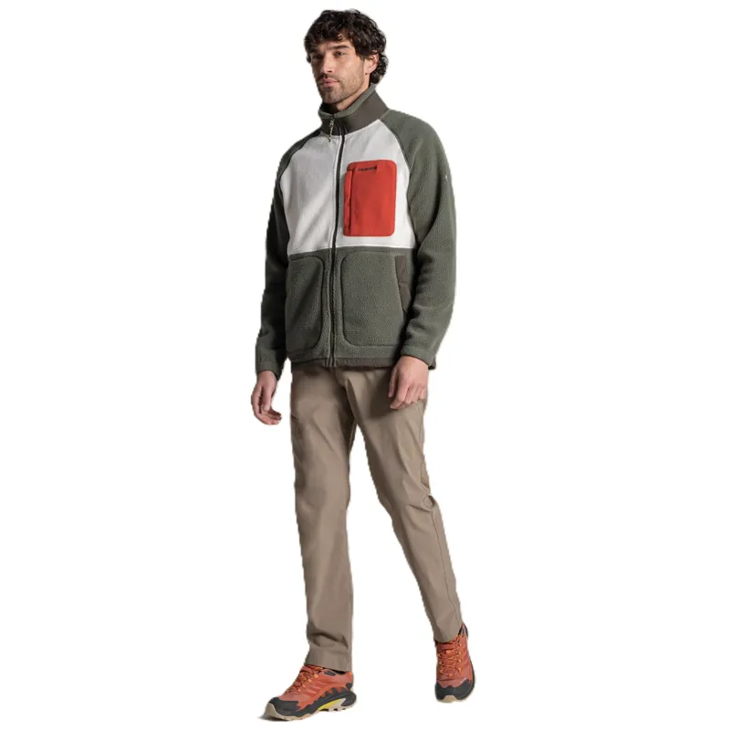 Craghoppers Men's Dades Fleece Jacket - Dark Sage / Ecru-4