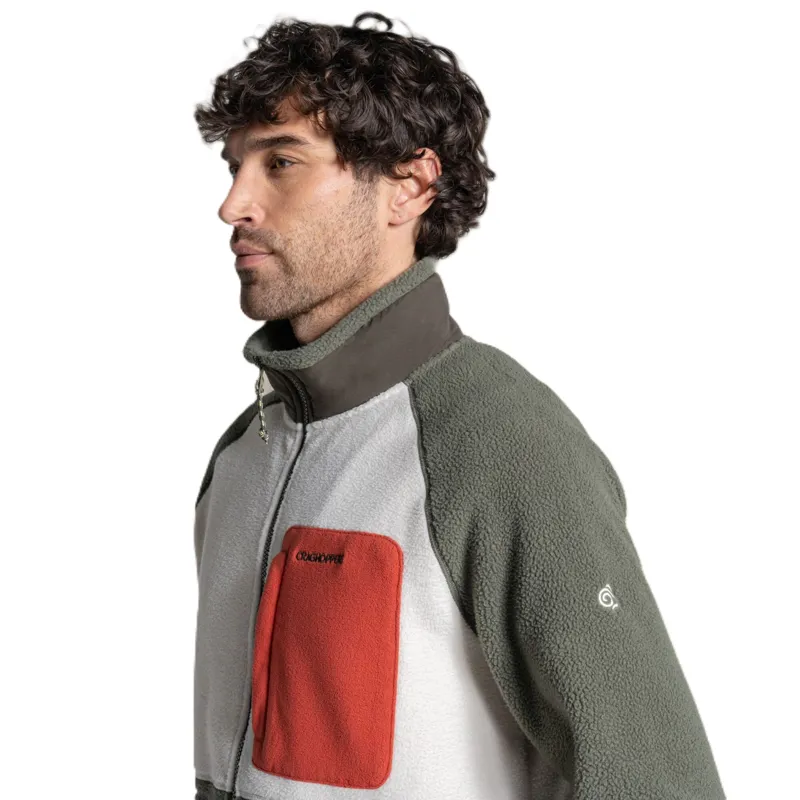 Craghoppers Men's Dades Fleece Jacket - Dark Sage / Ecru-3