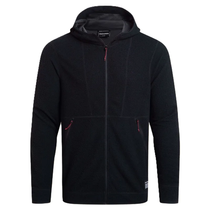 Craghoppers Men's Compresslite Hooded Fleece Jacket - Black