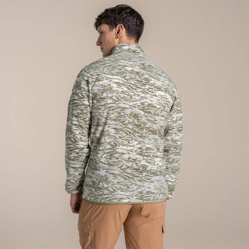 Craghoppers Men's National Trust Irt Half Zip Fleece - Cardamon Print-3
