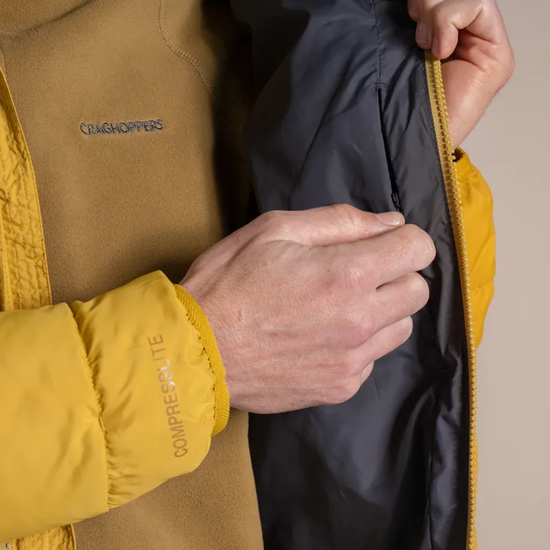 Craghoppers Men's Compresslite IX Hooded Insulating Jacket -Sulphur Yellow-6