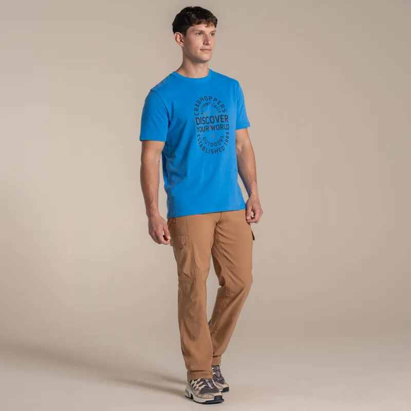 Craghoppers Men's Lucent II Short Sleeved T-Shirt - Azure Sky-3