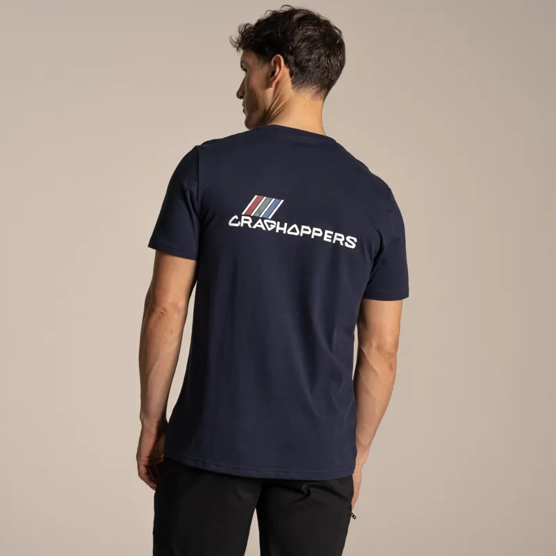 Craghoppers Men's Lucent II Short Sleeved T-Shirt - Blue Navy-3
