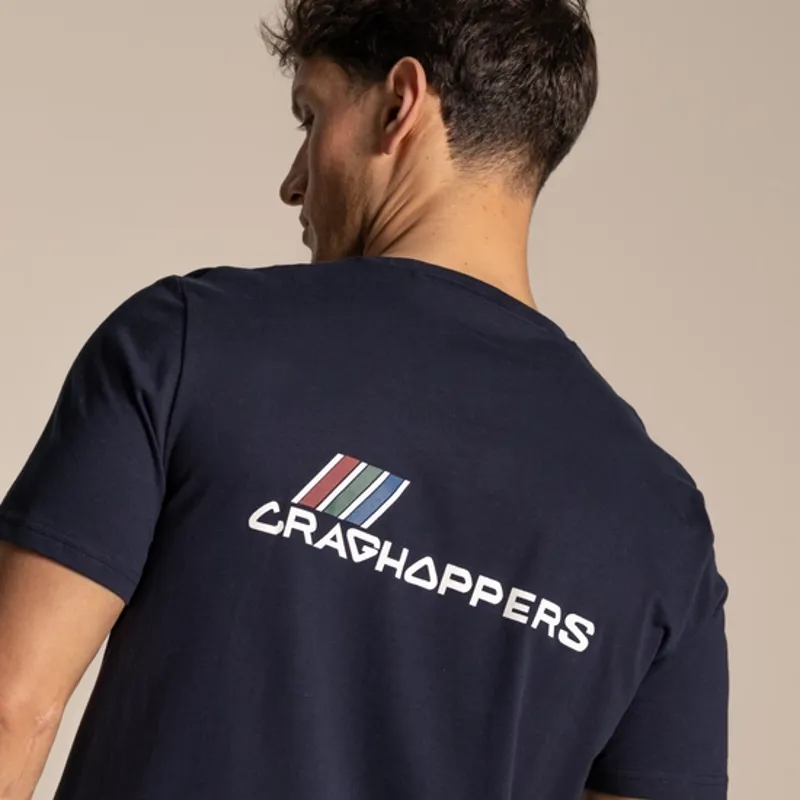 Craghoppers Men's Lucent II Short Sleeved T-Shirt - Blue Navy-5