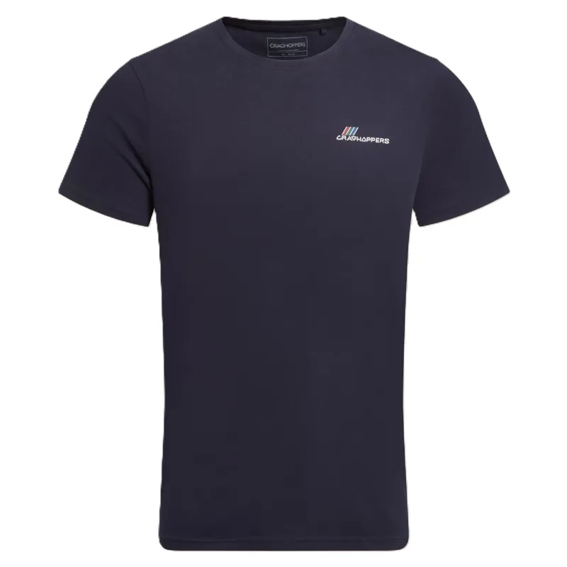 Craghoppers Men's Lucent II Short Sleeved T-Shirt - Blue Navy
