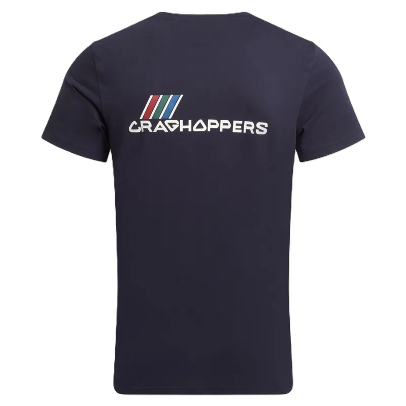 Craghoppers Men's Lucent II Short Sleeved T-Shirt - Blue Navy-1