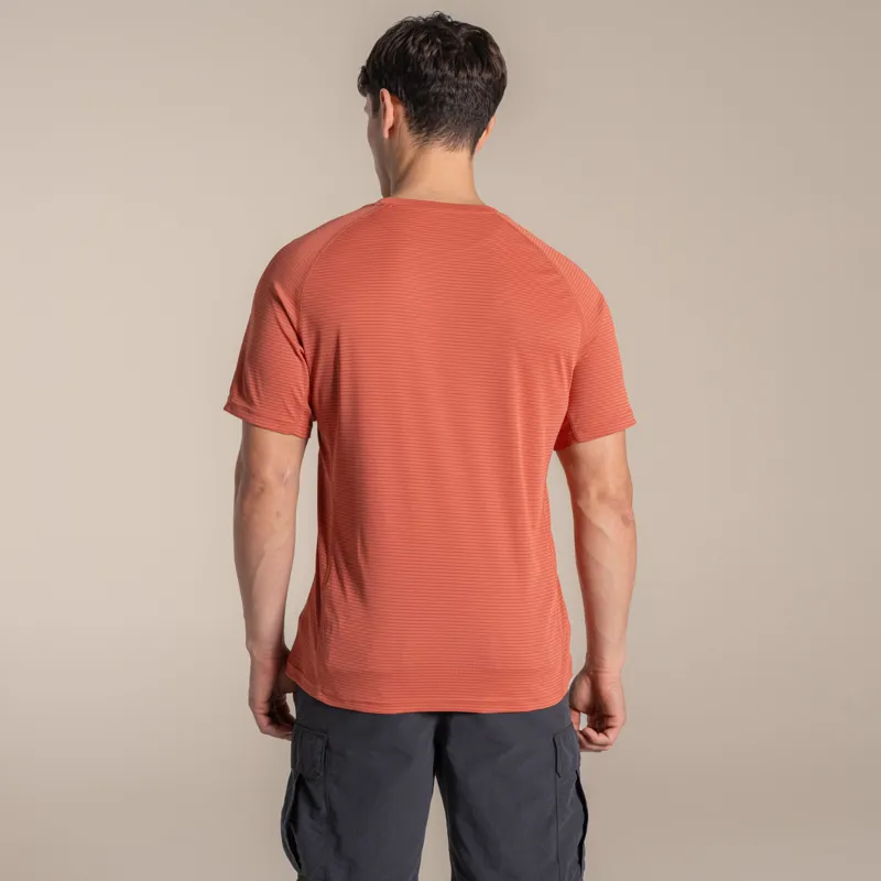 Craghoppers Men's NosiLife SolarShield+ Short Sleeved T-Shirt - Dark Sahara-2