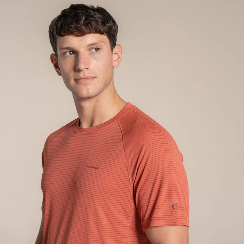 Craghoppers Men's NosiLife SolarShield+ Short Sleeved T-Shirt - Dark Sahara-4