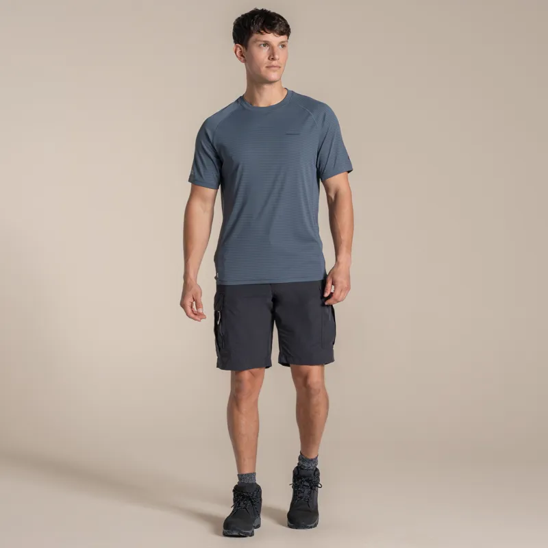 Craghoppers Men's NosiLife SolarShield+ Short Sleeved T-Shirt - Dark Pewter-3