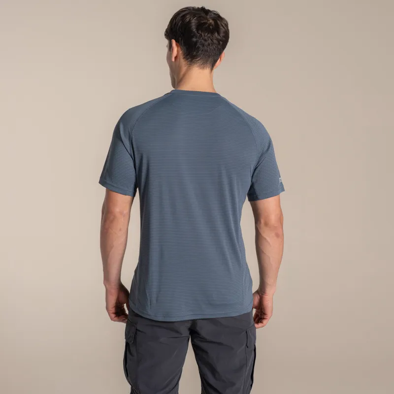 Craghoppers Men's NosiLife SolarShield+ Short Sleeved T-Shirt - Dark Pewter-2