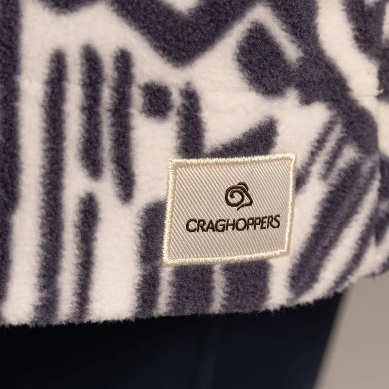 Craghoppers Women's Annjela Half Zip Fleece - Anthracite Print -4