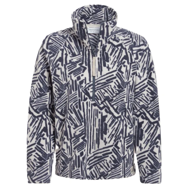 Craghoppers Women's Annjela Half Zip Fleece - Anthracite Print 