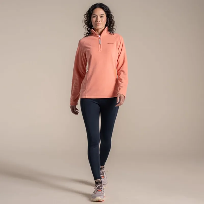 Craghoppers Women's National Trust Miska Half Zip Fleece - Spiced Apricot-3