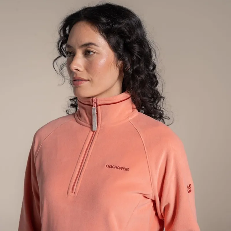 Craghoppers Women's National Trust Miska Half Zip Fleece - Spiced Apricot-4