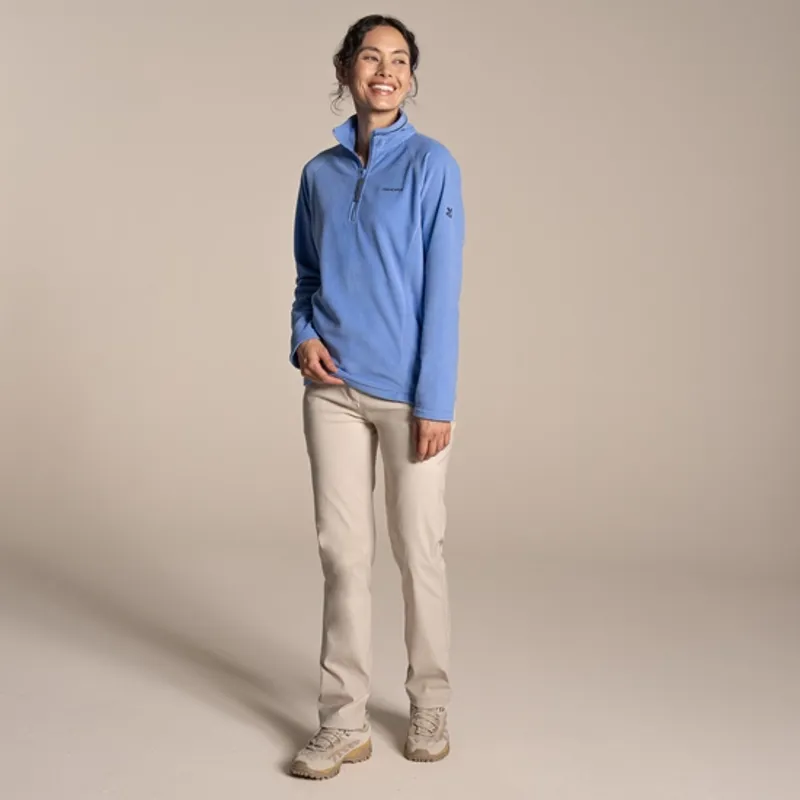 Craghoppers Women's National Trust Miska Half Zip Fleece - Vinca Blue-3