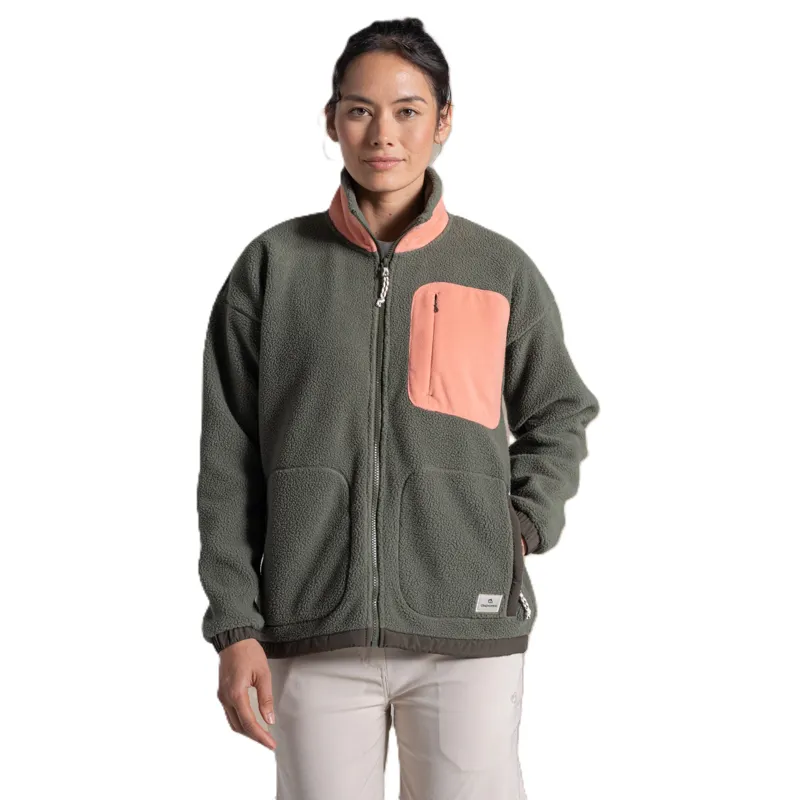 Craghoppers Women's Sanaa Fleece Jacket - Dark Sage-1