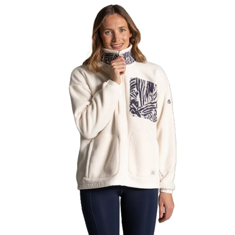 Craghoppers Women's Sanaa Fleece Jacket - Ecru-1