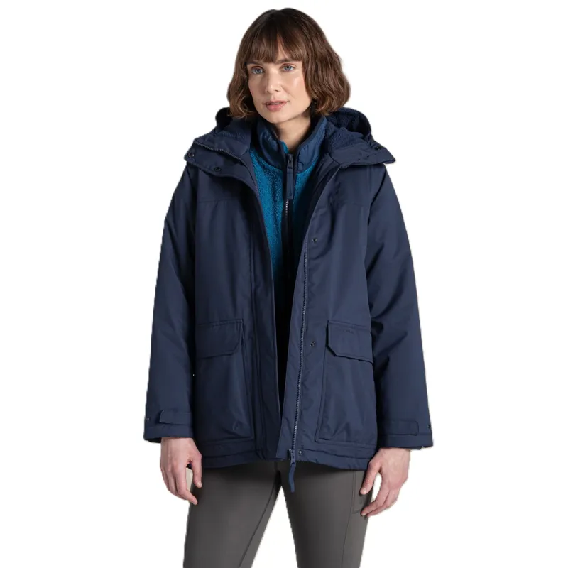 Craghoppers Women's Crossbill Waterproof Insulated Jacket - Dark Sapphire-3