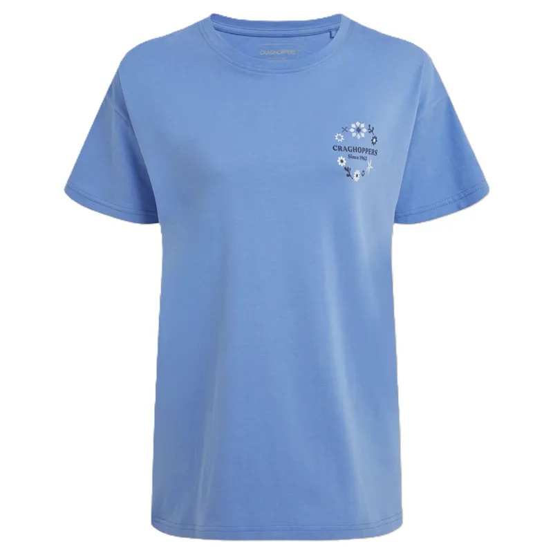 Craghoppers Women's Yago Short Sleeved T - Shirt - Vinca Blue