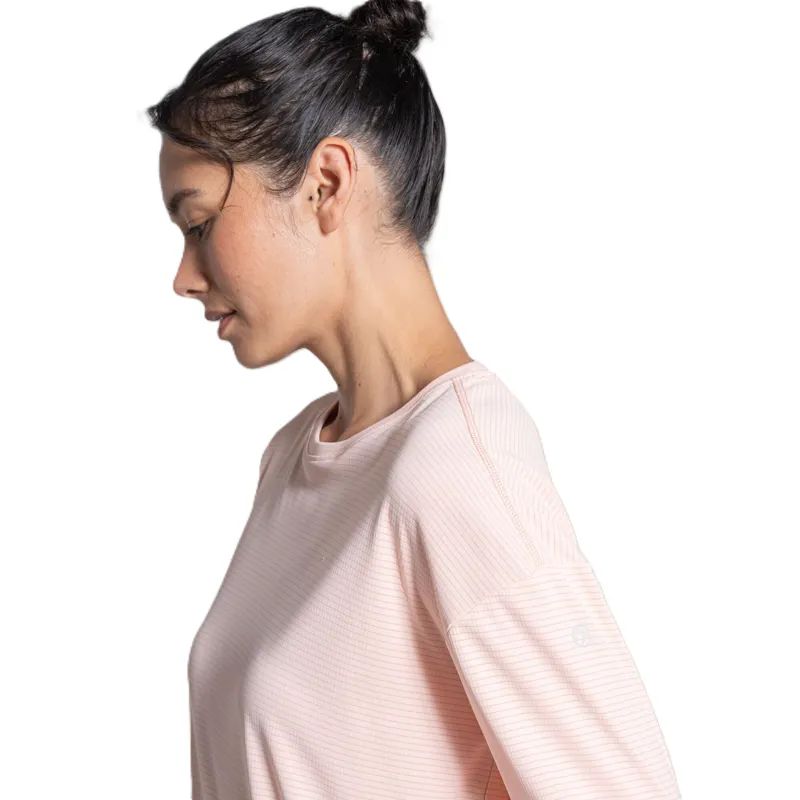 Craghoppers Women's NosiLife SolarShield+ Long Sleeved T-Shirt - Sherbert-3