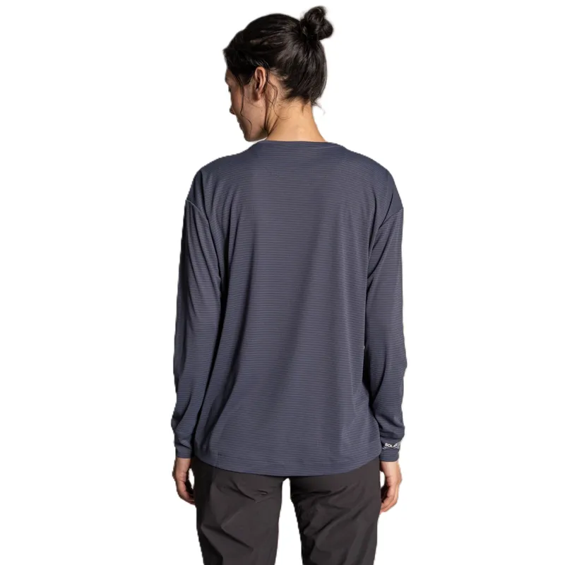 Craghoppers Women's NosiLife SolarShield+ Long Sleeved T-Shirt - Anthracite-2