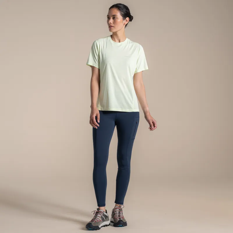 Craghoppers Women's NosiLIfe SolarShield+ Short Sleeved T-Shirt - Pear Drop-3