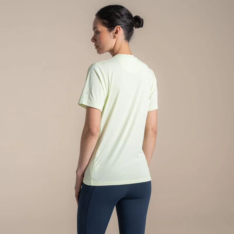 Craghoppers Women's NosiLIfe SolarShield+ Short Sleeved T-Shirt - Pear Drop-2