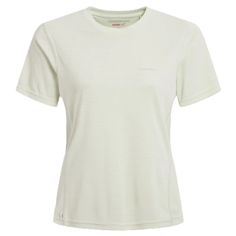 Craghoppers Women's NosiLIfe SolarShield+ Short Sleeved T-Shirt - Pear Drop