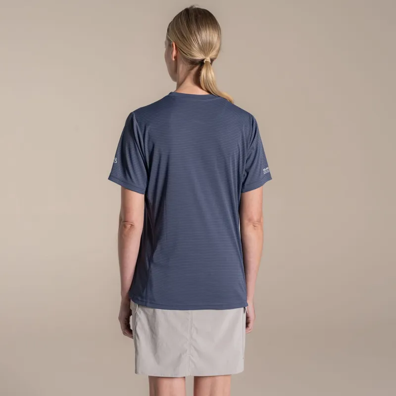 Craghoppers Women's NosiLIfe SolarShield+ Short Sleeved T-Shirt - Anthracite-2