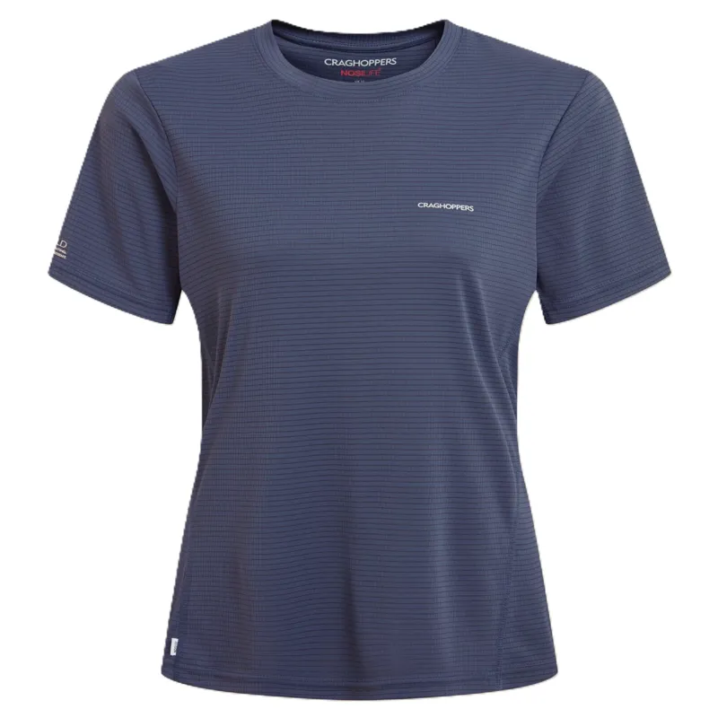 Craghoppers Women's NosiLIfe SolarShield+ Short Sleeved T-Shirt - Anthracite