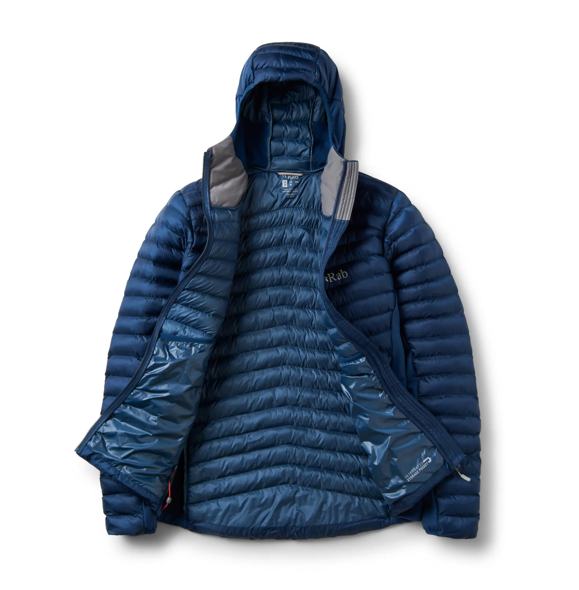 Rab Men's Cirrus Flex Insulated Hooded Jacket Tempest Blue
