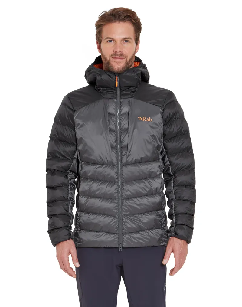Men's insulated hooded jacket top