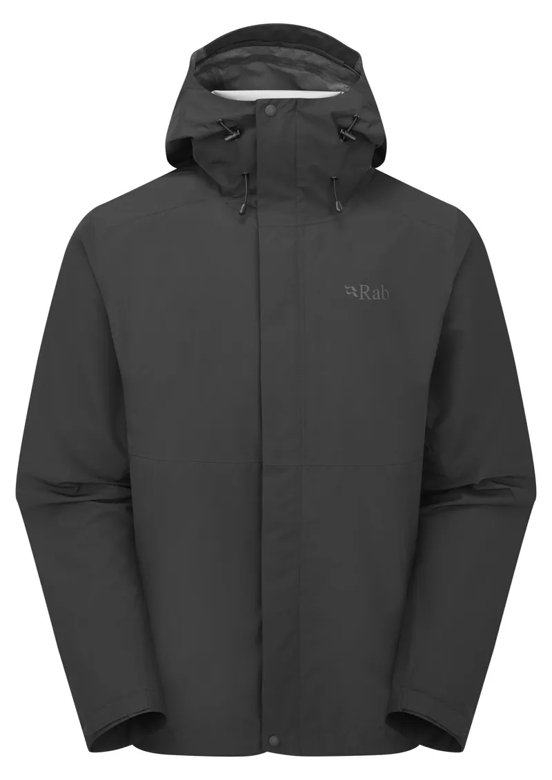 Rab Men's Downpour Waterproof Jacket - Black