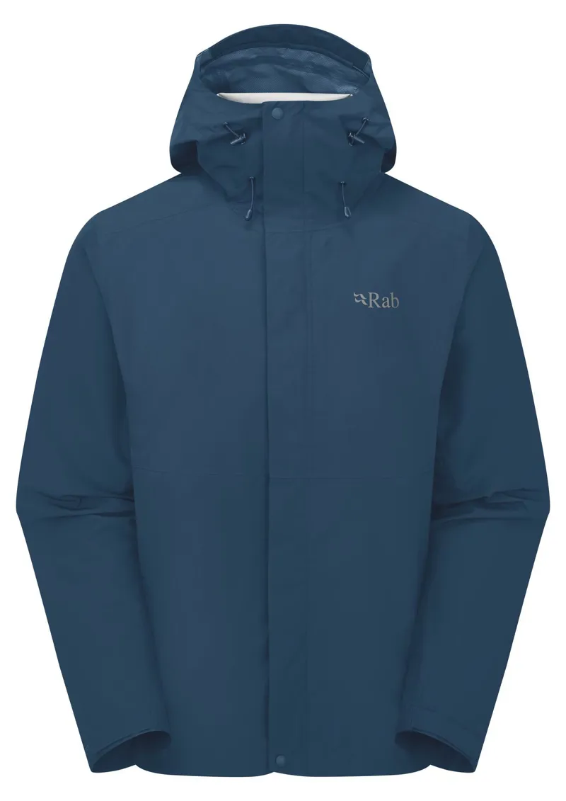Rab Men's Downpour Waterproof Jacket - Tempest Blue