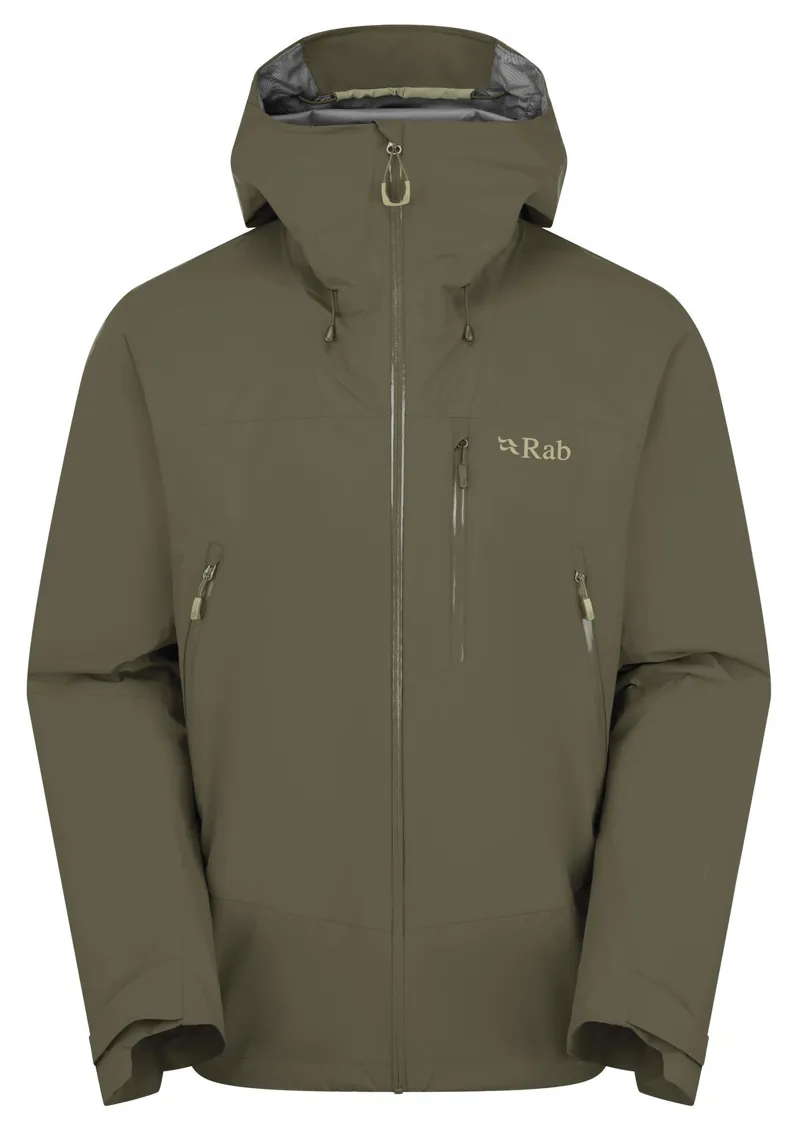 Rab Men's Downpour Mountain Waterproof Jacket - Army
