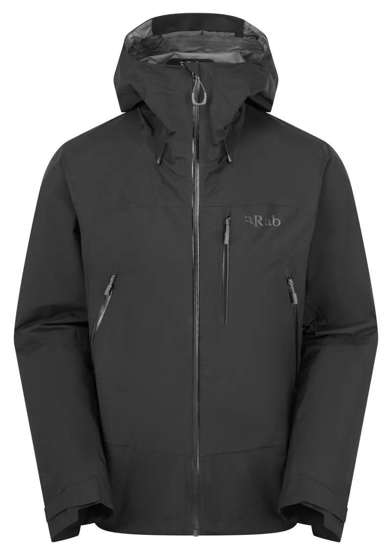 Rab Men's Downpour Mountain Waterproof Jacket - Black