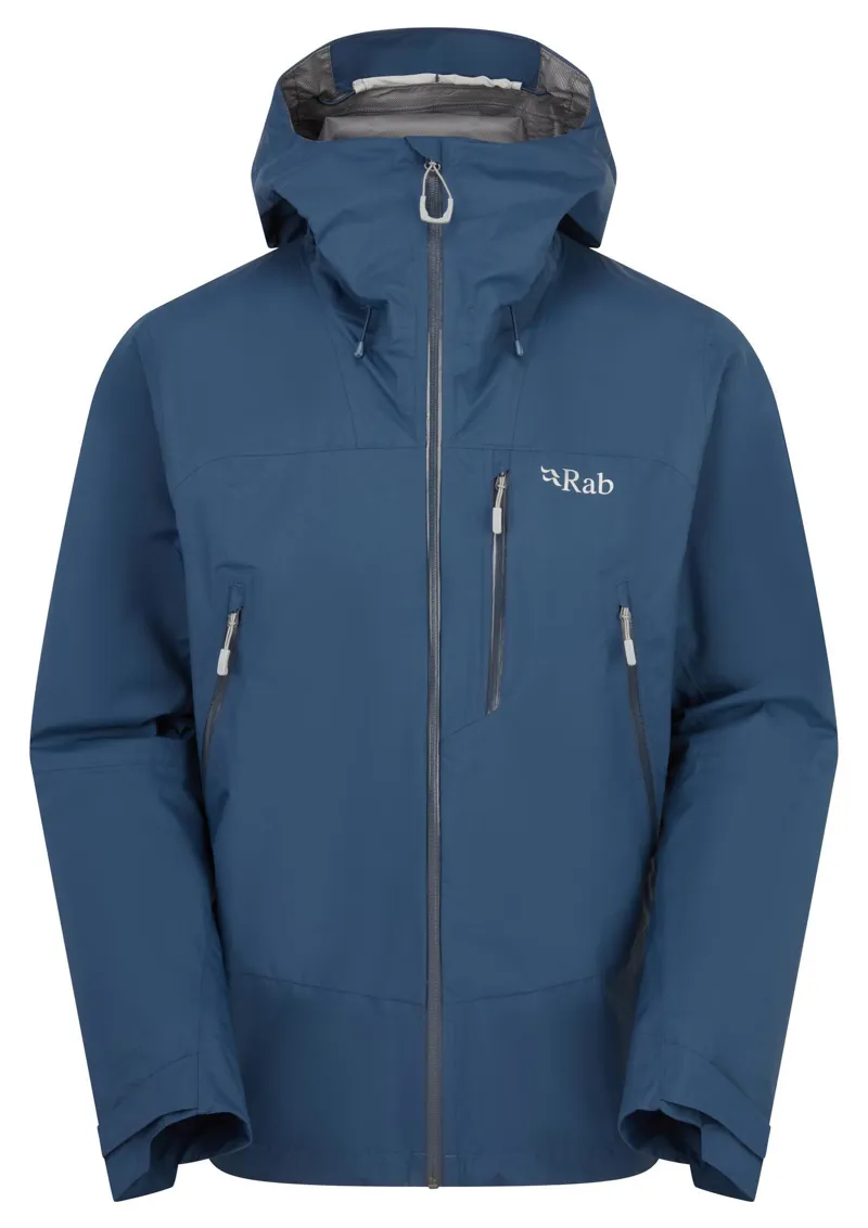 Rab Men's Downpour Mountain Waterproof Jacket - Tempest Blue
