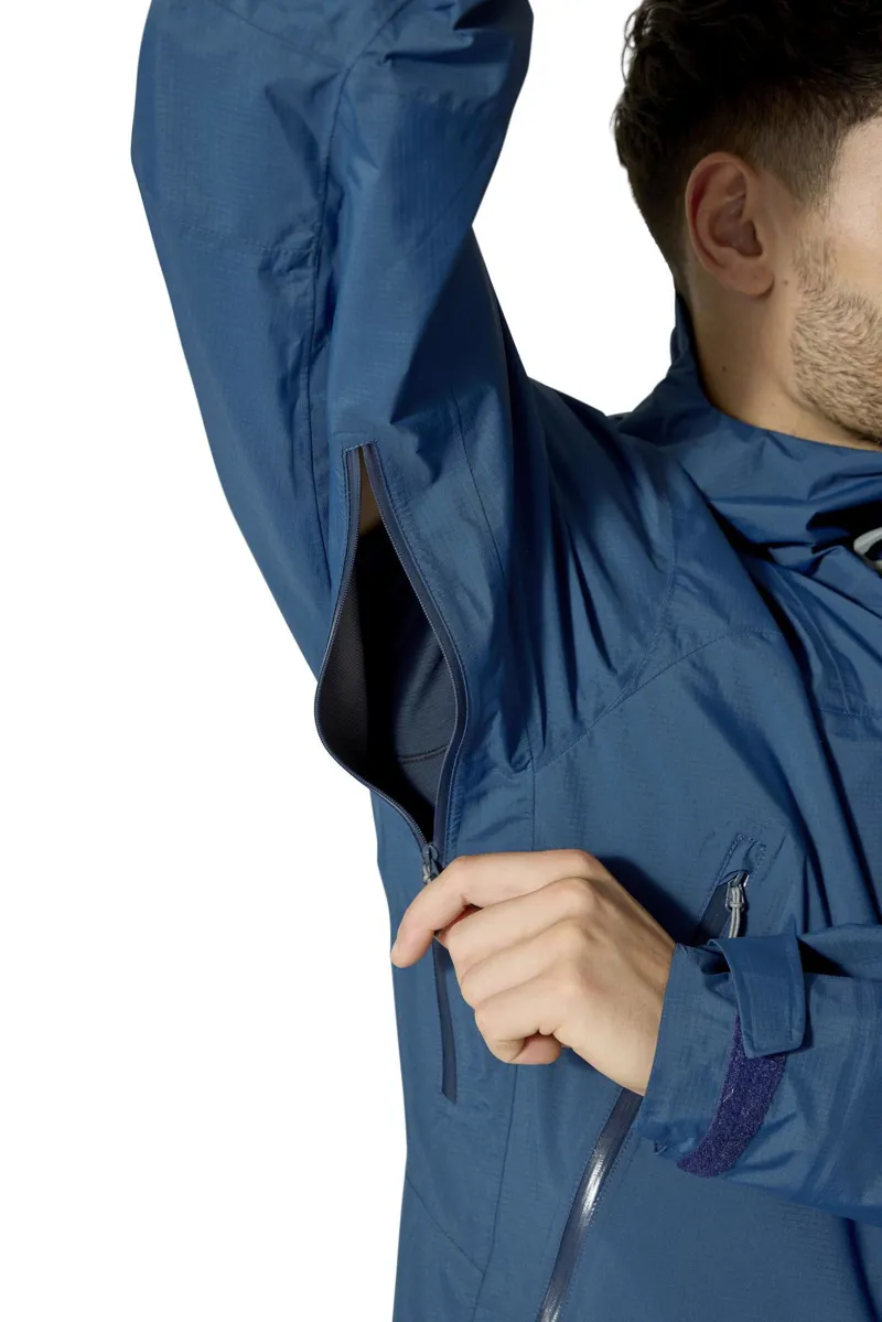 Rab Men's Downpour Mountain Waterproof Jacket - Tempest Blue-6