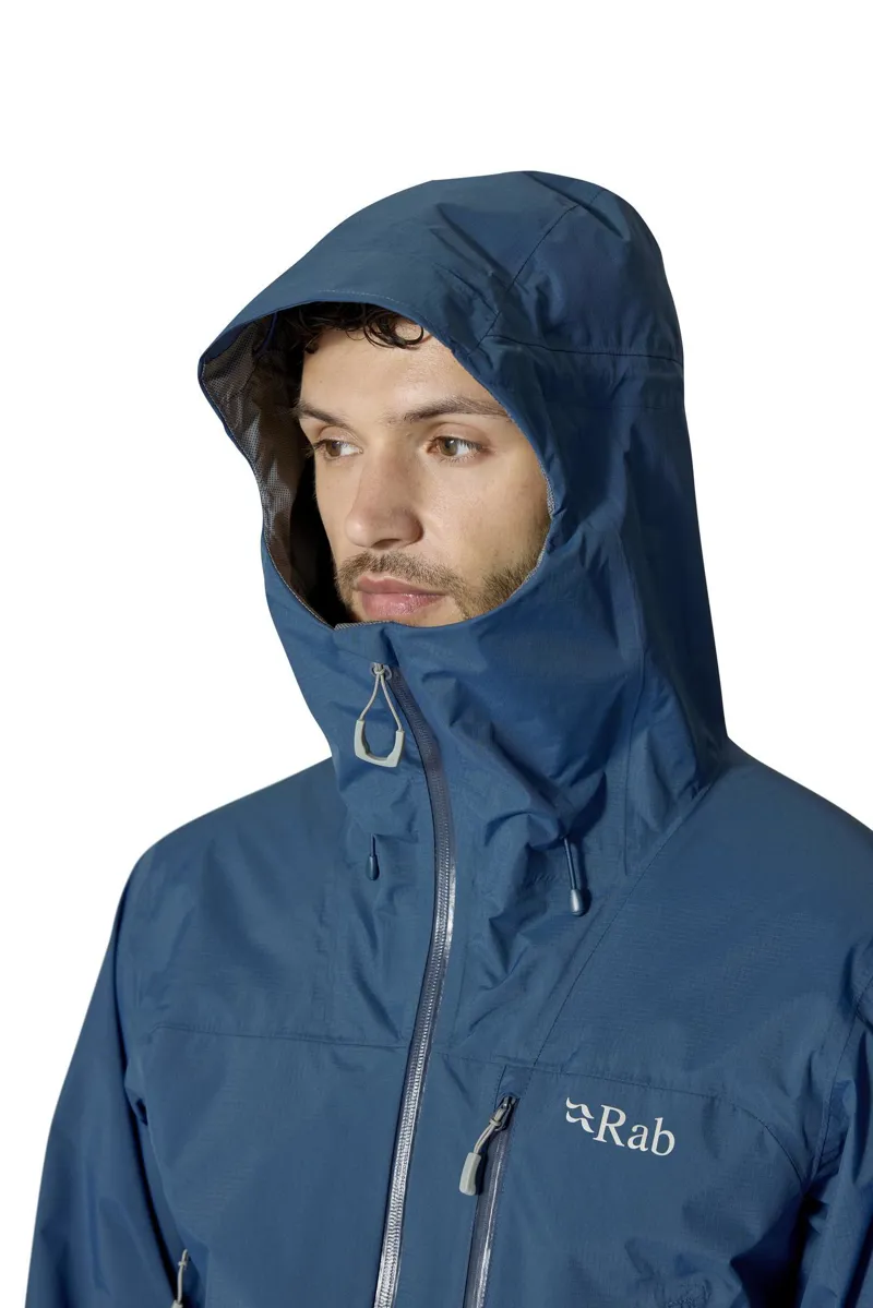 Rab Men's Downpour Mountain Waterproof Jacket - Tempest Blue-4