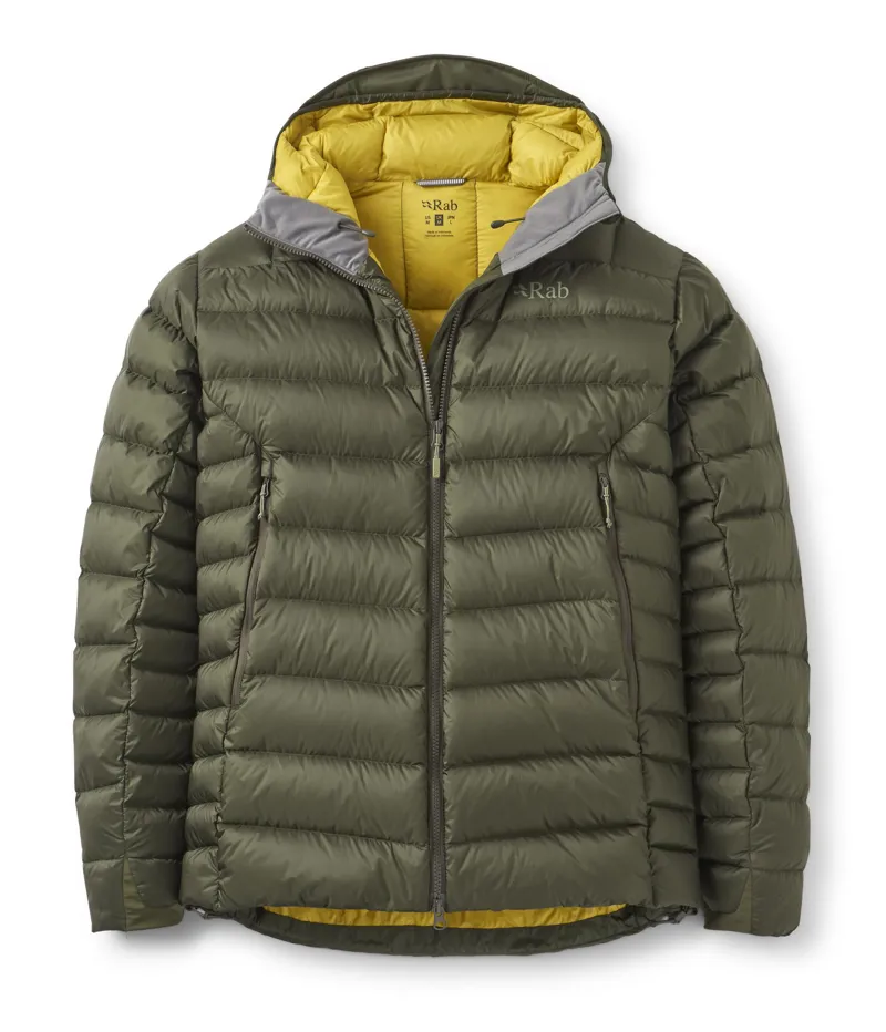 Rab Men's Electron Pro Hooded Down Jacket - Army