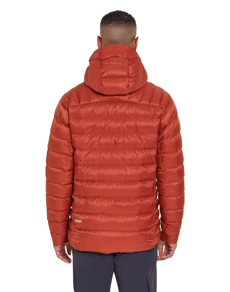 Rab Men's Electron Pro Hooded Down Jacket - Tuscan Red-3
