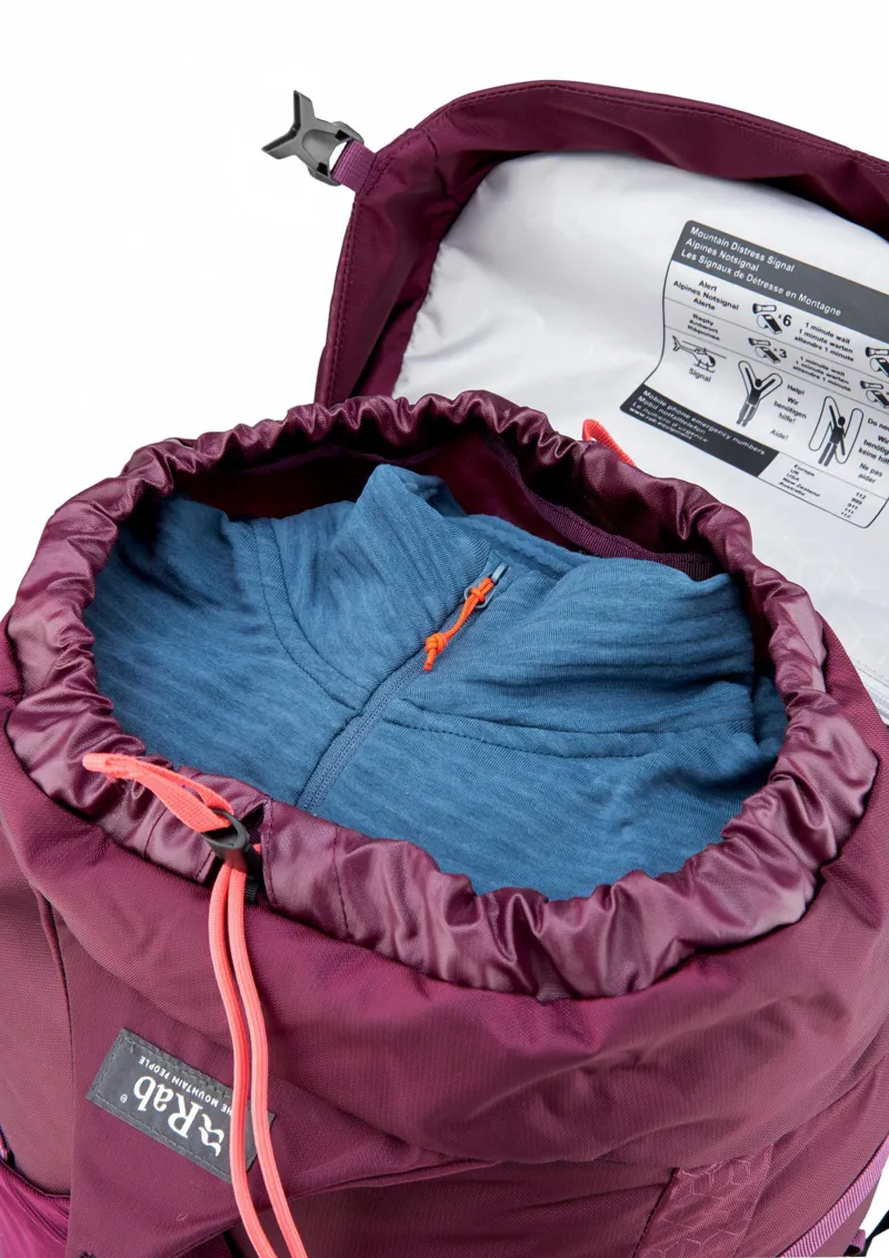 Rab Women's Exion ND 35 Litre Hiking Pack - Mulberry-6